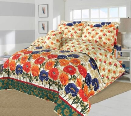 Cotton Comforter Set 7Pcs Design SFC649