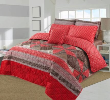 Cotton Comforter Set 7Pcs Design 3021