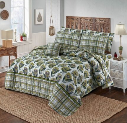 Cotton Comforter Set 7Pcs Design SFC723